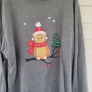 Long sleeve holiday tee